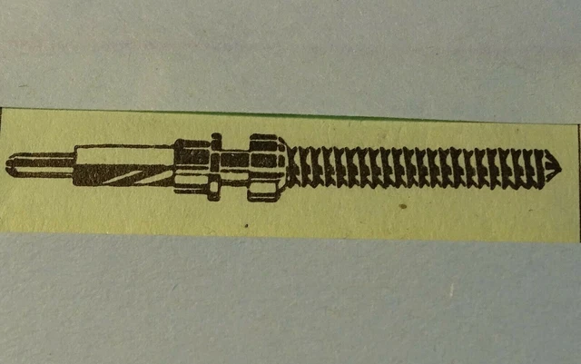 Tige De Remontoir Montre ESA 11 1/2 - Référence 960.111 - Acier Inoxydable Gris - Neuf Sans étiquette