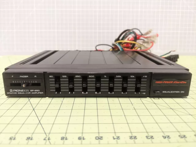 PIONEER BP 650 Graphic Equalizer Amplifier £65.00 - PicClick UK