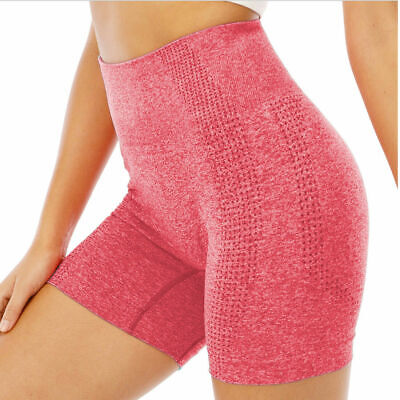 Seamless Shorts Gym High Waist Sports Yoga Pants Workout Size M BNWOT