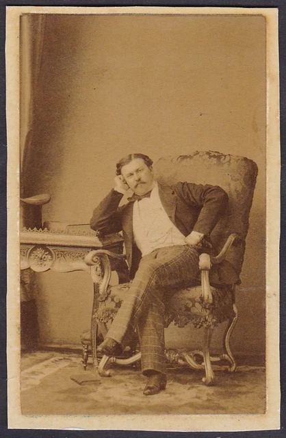 Henri Claret de Fleurieu Composer Komponist Portrait CDV Foto Photo 1870 255618