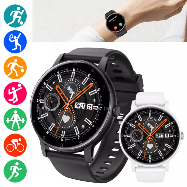 Smart Watch Men/Women Waterproof Smartwatch Bluetooth Call For iPhone Samsung