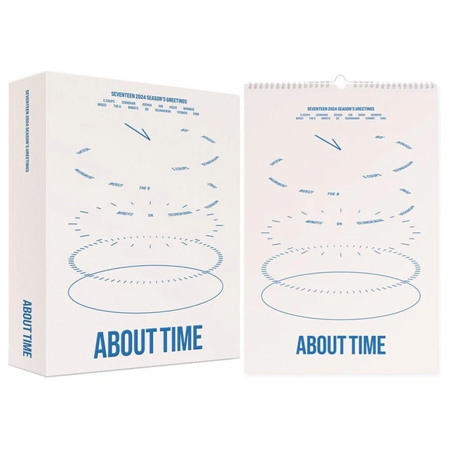 SEVENTEEN 2024 SEASON'S GREETINGS+2024 WALL CALENDAR 2 Ver SET KPOP