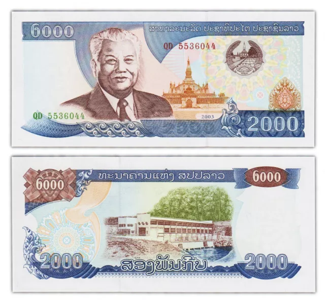 2000 KIP 2003 LAOS / LAO [NEUF / UNC] P33b