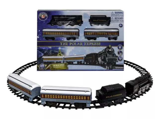 The Polar Express 28-Piece Train Set Locomotive Railway Playset Toy Vehicle