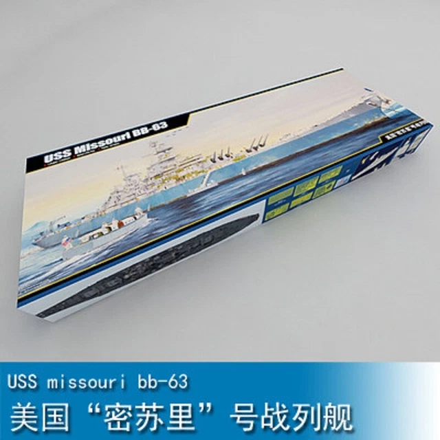 TRUMPETER MODELS 03705 1:200 USS Missouri BB63 Big Mo Battleship model ...