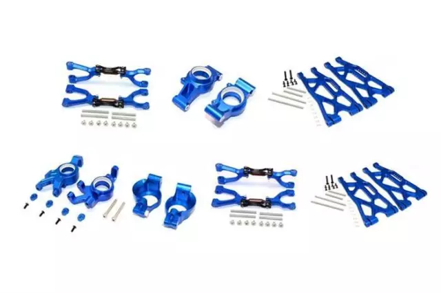 GPM Traxxas Aluminium Aufhängungs-set Complet V/H Bleu / GPMTXM100B