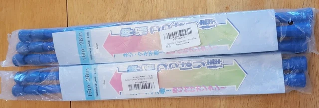 5Pcs expandable Tension Rod 16 to 28 Inch Adjustable Thin Mini Spring Loaded