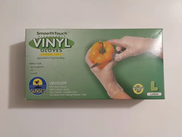 Disposable Vinyl Gloves (powder free)