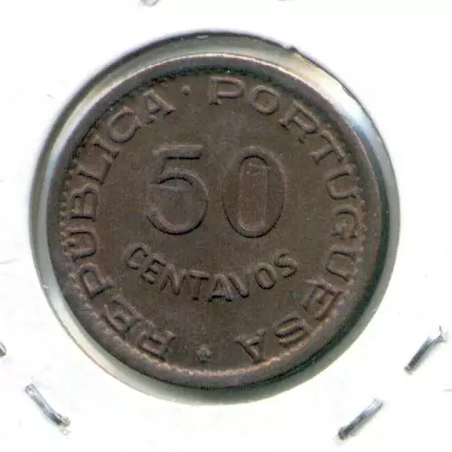 Angola Portugal 50 Centavos 1957