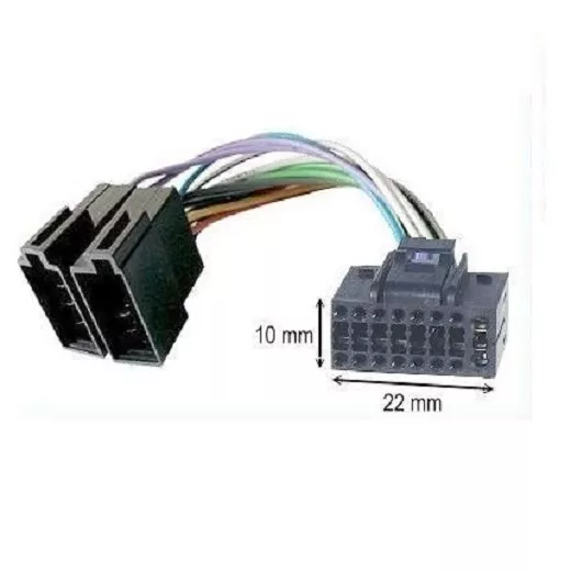Kabel Adapter Iso 10 x 22mm Autoradio JVC KD-R452 KD-R453 KD-R461