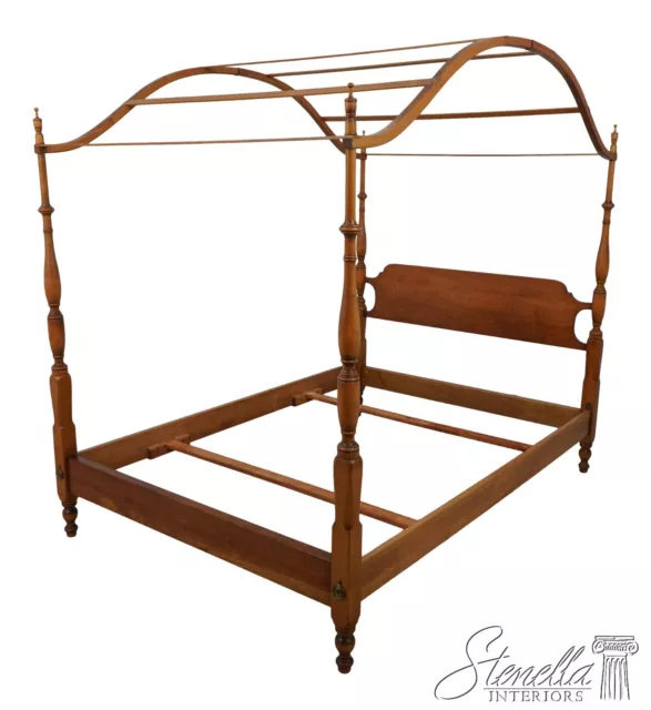 60277EC: STICKLEY Full Size Cherry Canopy Poster Bed