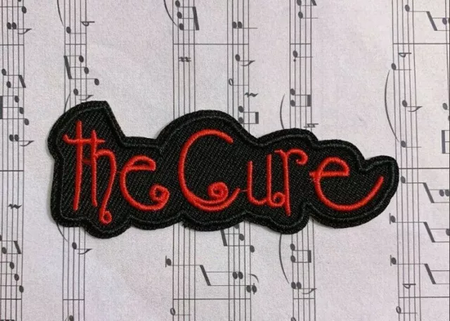 The Cure (band) logo Embroidered Patch Iron-On Sew-On 1924