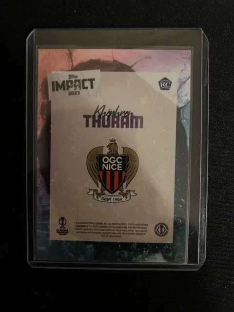 Carte Lilian Thuram Rookie Onze Mondial 1998 – France, Monaco, Parme – Édition Originale