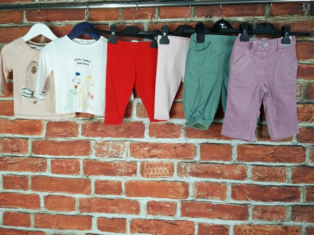 Baby Girl Bundle Aged 3-6 Months Next Zara Mothercare Leggins Trousers Tees 68Cm