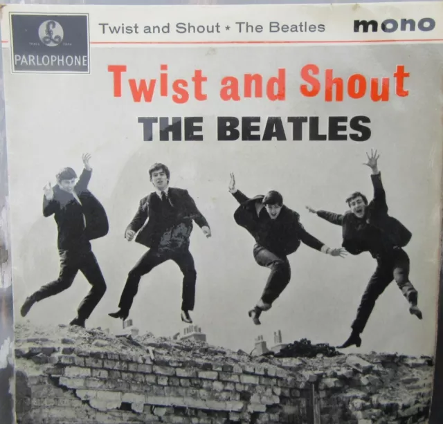 THE BEATLES TWIST AND SHOUT EP 1ST PRESS 1963 Parlophone VG++