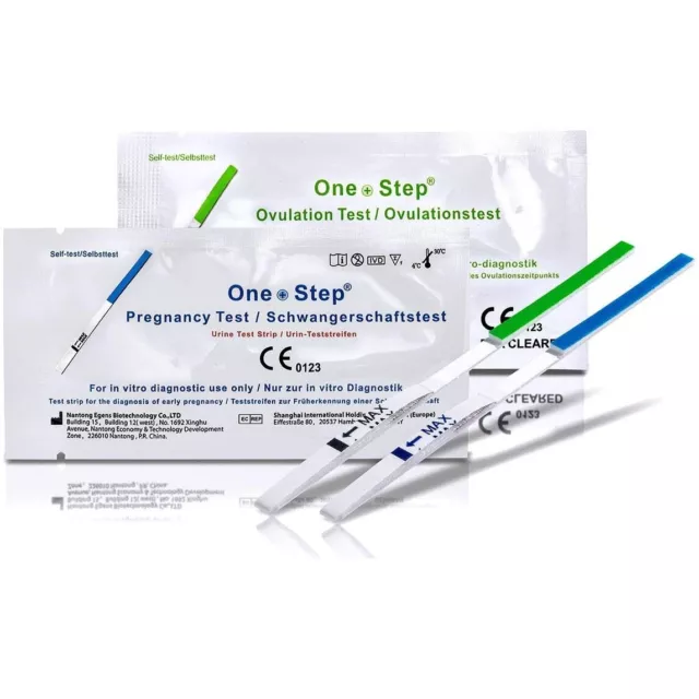 40 Test D'ovulation Bandelette + 10 Précoces De Grossesse Tests - One Step