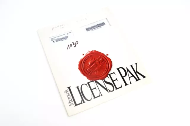 Microsoft licence originale License Pak Word 97 Français Neuf jamais ouvert