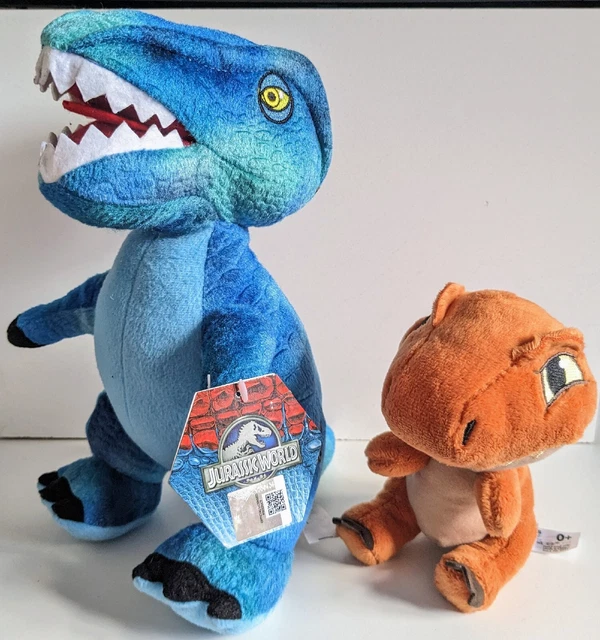 JURASSIC WORLD BLUE Raptor Velociraptor Plush Soft Cuddly Toy Universal