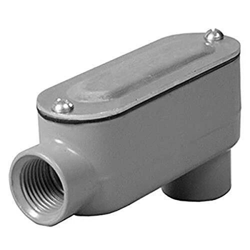 TayMac RLB300 Threaded LB Conduit Body Die Cast Aluminum Stamped Steel Cover ...