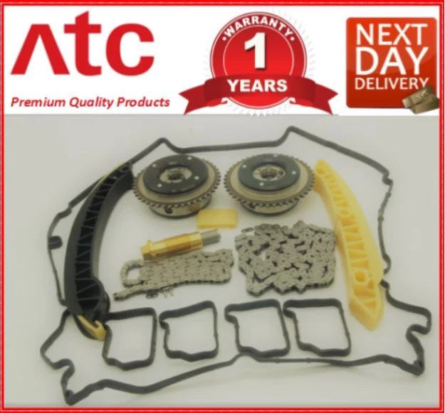 MERCEDES TIMING CHAIN Kit & VVT Gears C Class C180 C200 Kompressor M271
