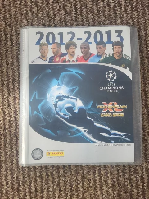 Panini Adrenalyn Champions League 2012-2013 Near complete Collection With Binder