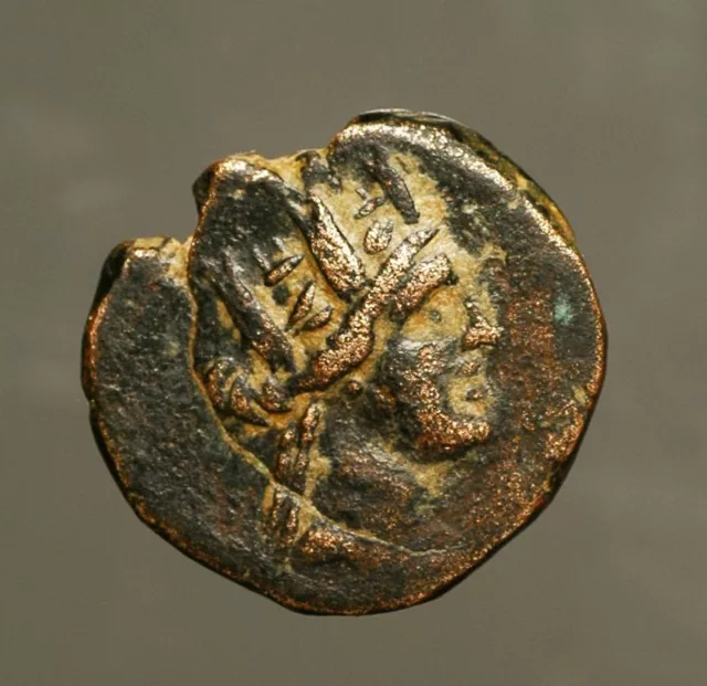 Z-738   PHRYGIA, Apameia. Circa 88-40 BC. Artemis–Tyche / Marsyas playing aulos