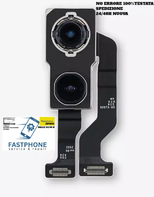 FOTOCAMERA POSTERIORE IPHONE 11 Spedizione Rapida 24/48H 100% ORIGINALE