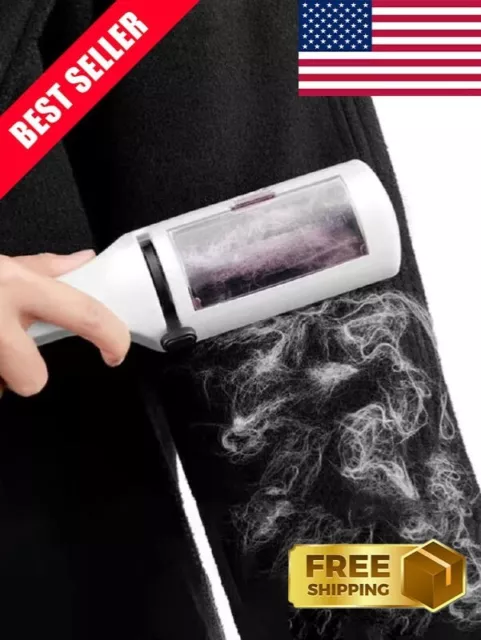 Hair Lint Fur Pet Roller Remover Removal Cleaning Cat Self Reusable And Portable
