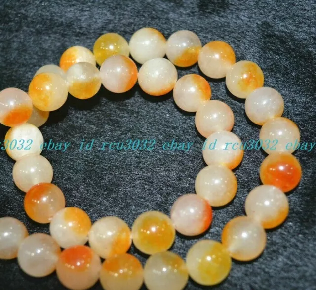 Beautiful 8mm Natural Genuine Multi-Color Topaz Gemstone Round Loose Beads 15''