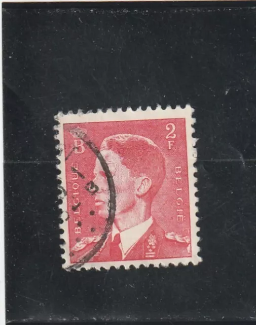 L5589 BELGIQUE timbre Y&T N° 910 de 1953 " Roi Baudouin 1er " Oblitéré