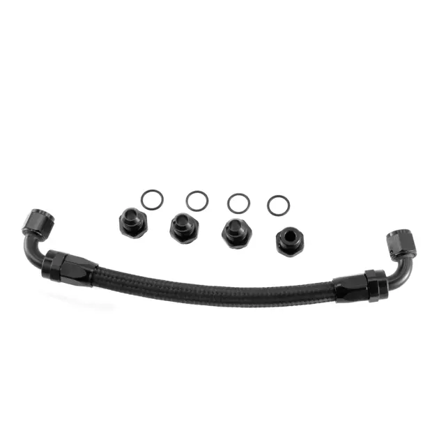 8AN -8ORB Fuel Rail manifold Crossover Kit / Ls1 Ls2 Ls3 Ls6 Lm7 Ls7 Black