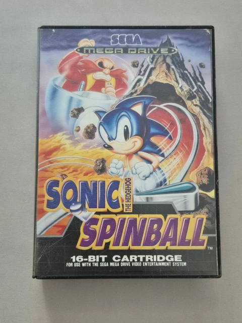 SEGA MEGADRIVE SONIC The Hedgehog Spinball Complete with Manual PAL £26 ...