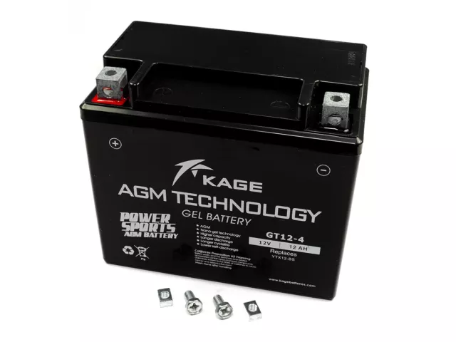 Batterie Gel KAGE YTX12-BS pour Adly Herchee Aeon Artic Cat Barossa Smc Can-Am