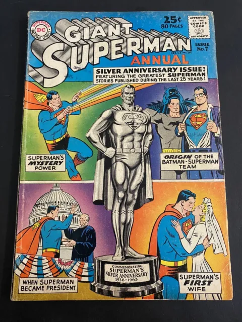 Superman Annual 7, Batman/ Superman origin. Nice mid Silver Age DC 1963