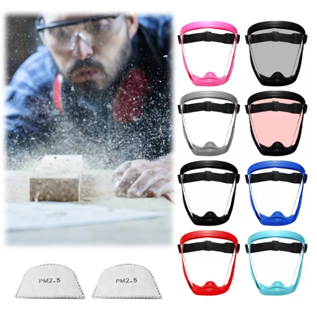 Anti-Dust & Fog-Free Face Shield Anti-fog Protective Dust Chips Mask Tooltekt