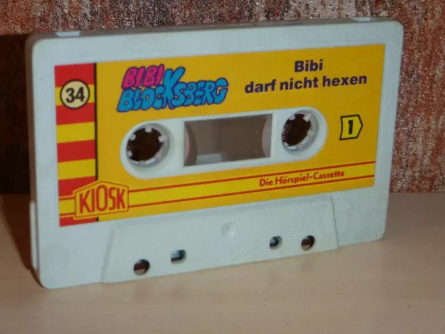 BIBI BLOCKSBERG 34 darf nicht hexen -- MC Kassette ohne Cover !! KIOSK HÖRSPIEL