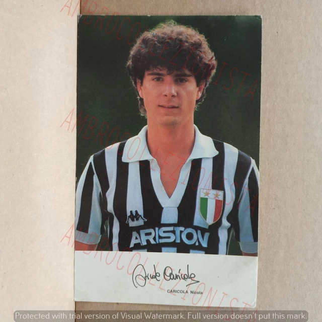 Carte Postale Hurrà Juventus – Lionello Manfredonia – Avec Autographe – Occasion