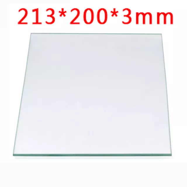 Heated Bed Borosilicate Thermistor Glass Plate 213*200*3mm tempered 3D Printer