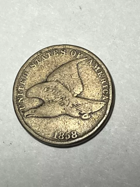 1858 Flying Eagle Penny.............................!