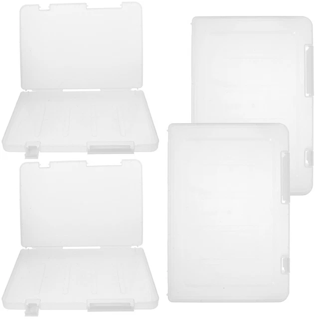 Operitacx Boîte De Rangement Transparente A4 Pour Papier D'Imprimante - Porte-documents Et Fournitures Scolaires