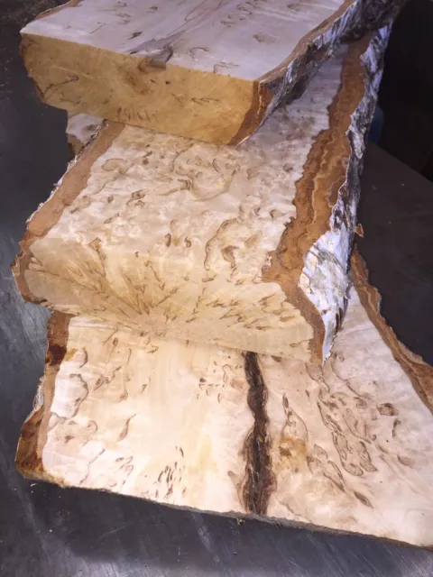 Bois de tournage bois précieux 1 kg bouleau rouge carélien section de planches poignée de couteau 3