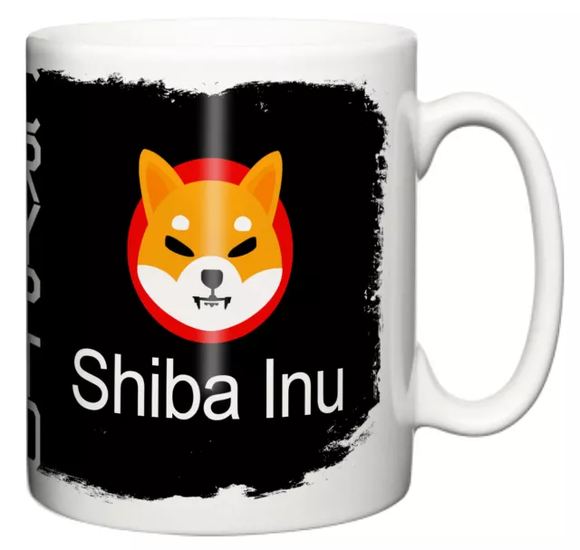 Shiba Inu SHIB Cryptoasset Blockchain Memecoin Token Tea Coffee Ceramic Mug Gift