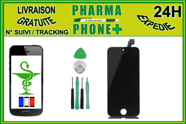 Front Digitizer Display Touch Lcd Iphone 5 Black + Tools + Tracking