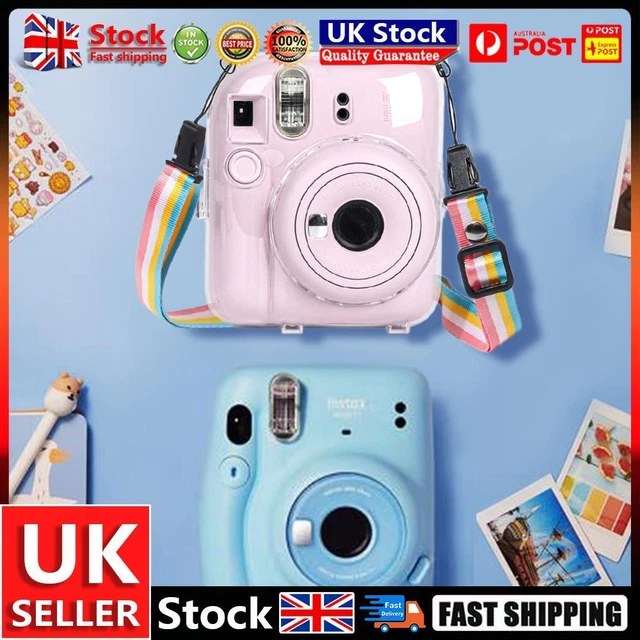 Mini Camera Case PC Crystal Storage Case Transparent for Fujifilm Instax Mini 12