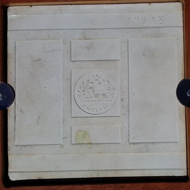 T & R Boote Antique English Art Nouveau Tile w/ Arts & Crafts Frame 7