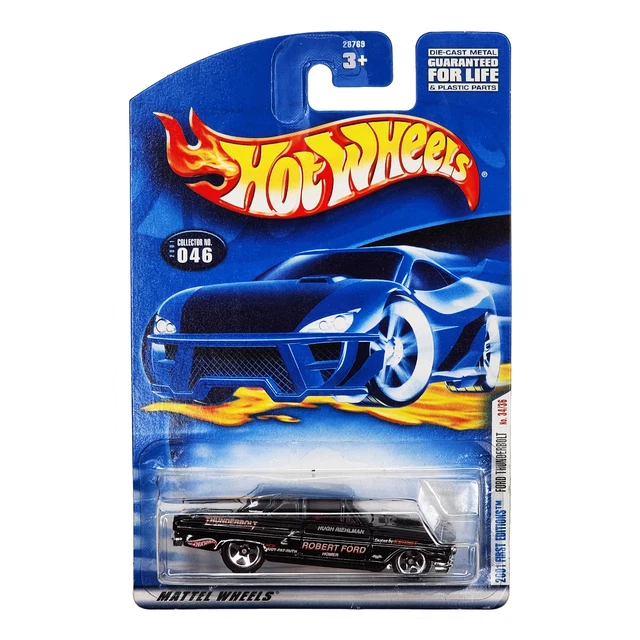 HOT WHEELS Ford Thunderbolt Black Car First Editions '64 Fairlane 28769 2001 HOT WHEELS Ford Thunderbolt Black Car First Editions '64 Fairlane 28769 2001