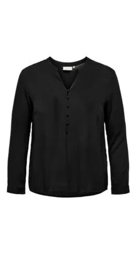 Camisa ONLY CARMAKOMA de Mujer Color Negro Black