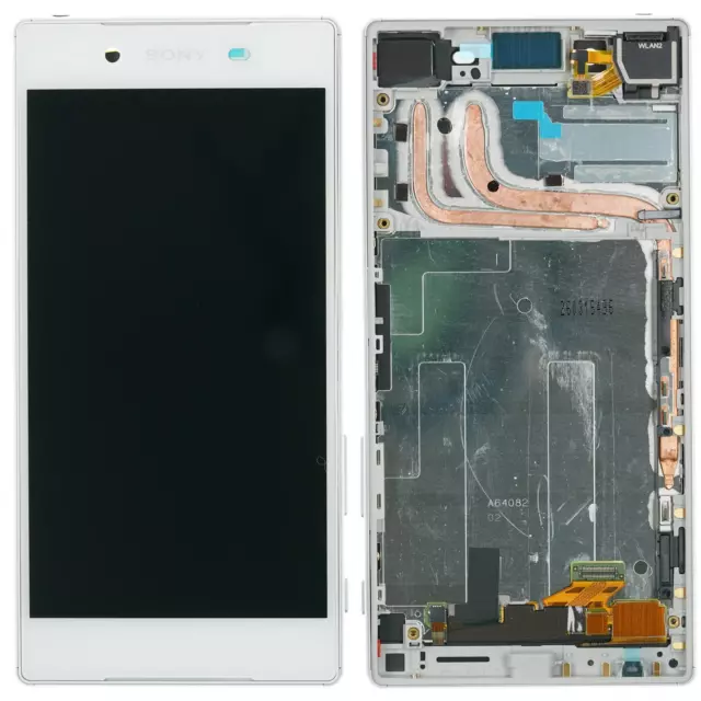 Sony Xperia Z5 E6653 E6603 Display LCD Touchscreen Glas Scheibe Rahmen weiß