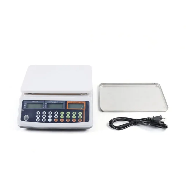 110V ABS Digital Parts Coin Prime Precise LCD Counting Scale 66 Lb X 0.002 Lb