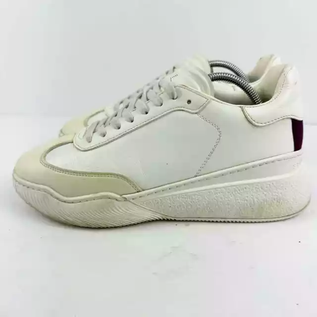 STELLA MCCARTNEY WOMEN'S Sneaker Shoes Size 40 / 9.5 White Faux Leather ...